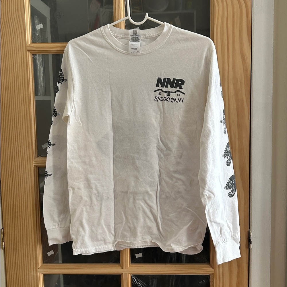 White Long Sleeve Graphic Tee